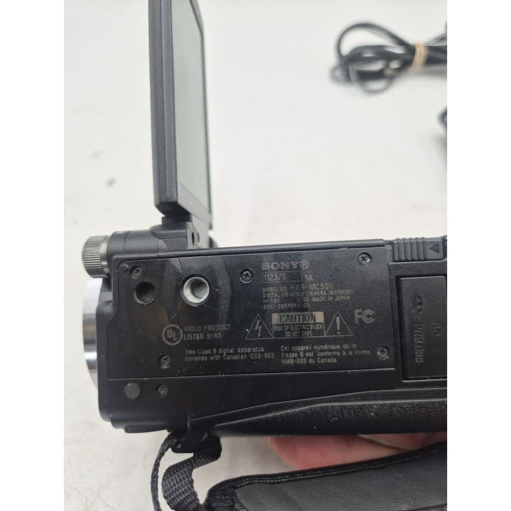 EX-Sony AVCHP MPEG2 SD, HXR-MC50U camcorder & 3.8-38mm/f1:1.8G lens